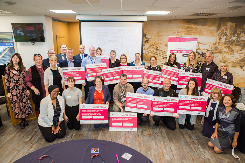 Organisations with their pledge boards